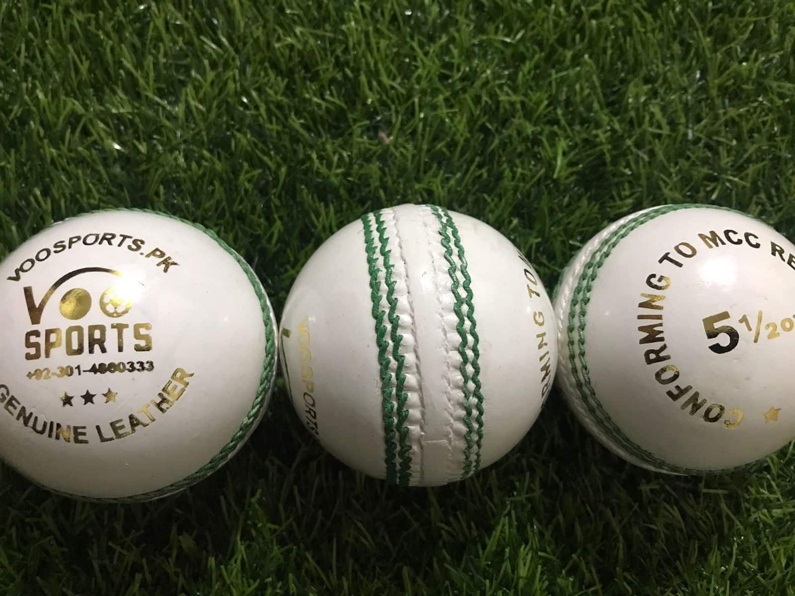 White Genuine Leather hard ball Pack of 6 for Cricket 4 Piece Hard Ball Hand Made - Image 5