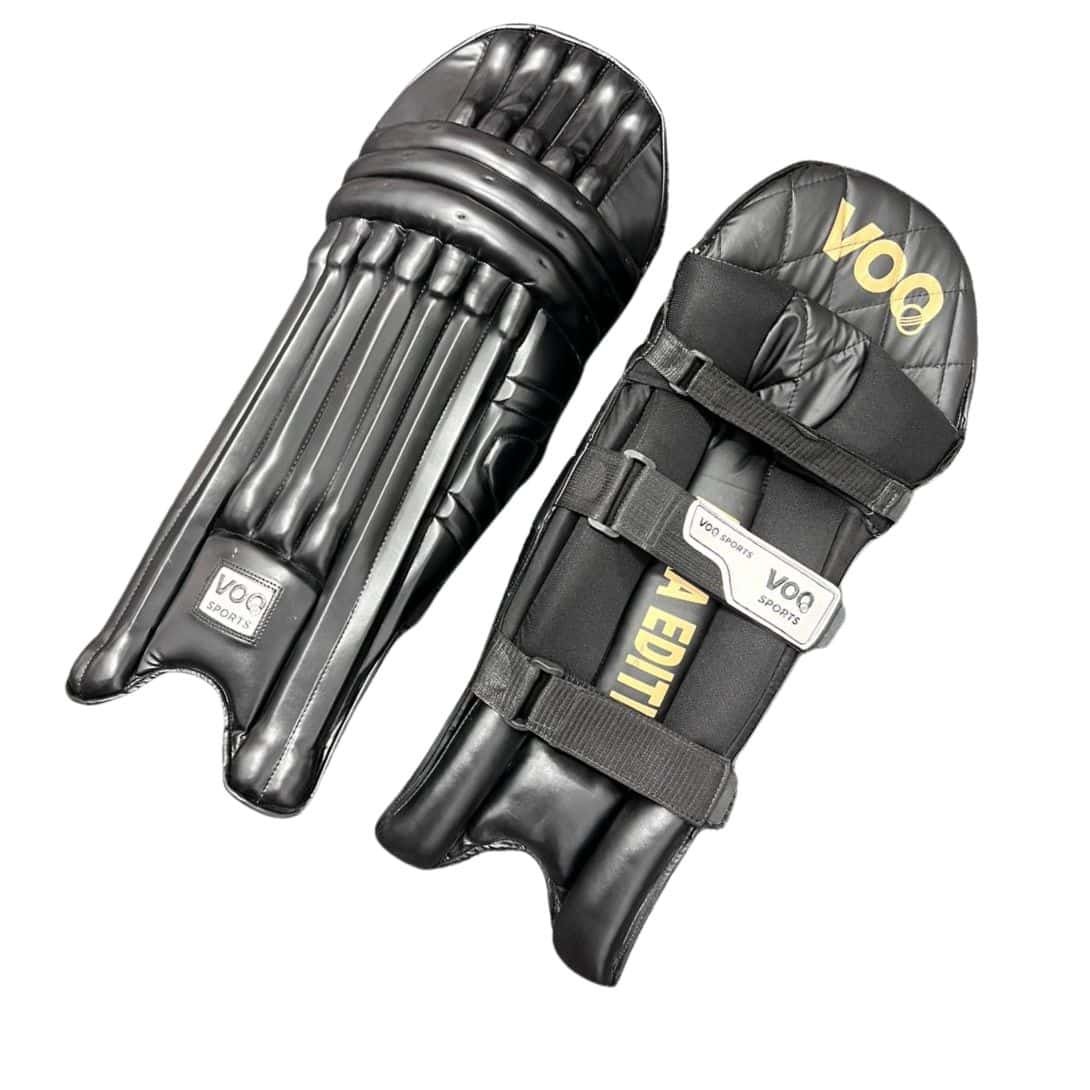 VOO AURA EDITION - Batting Pads - Black Leg Guards - Image 3