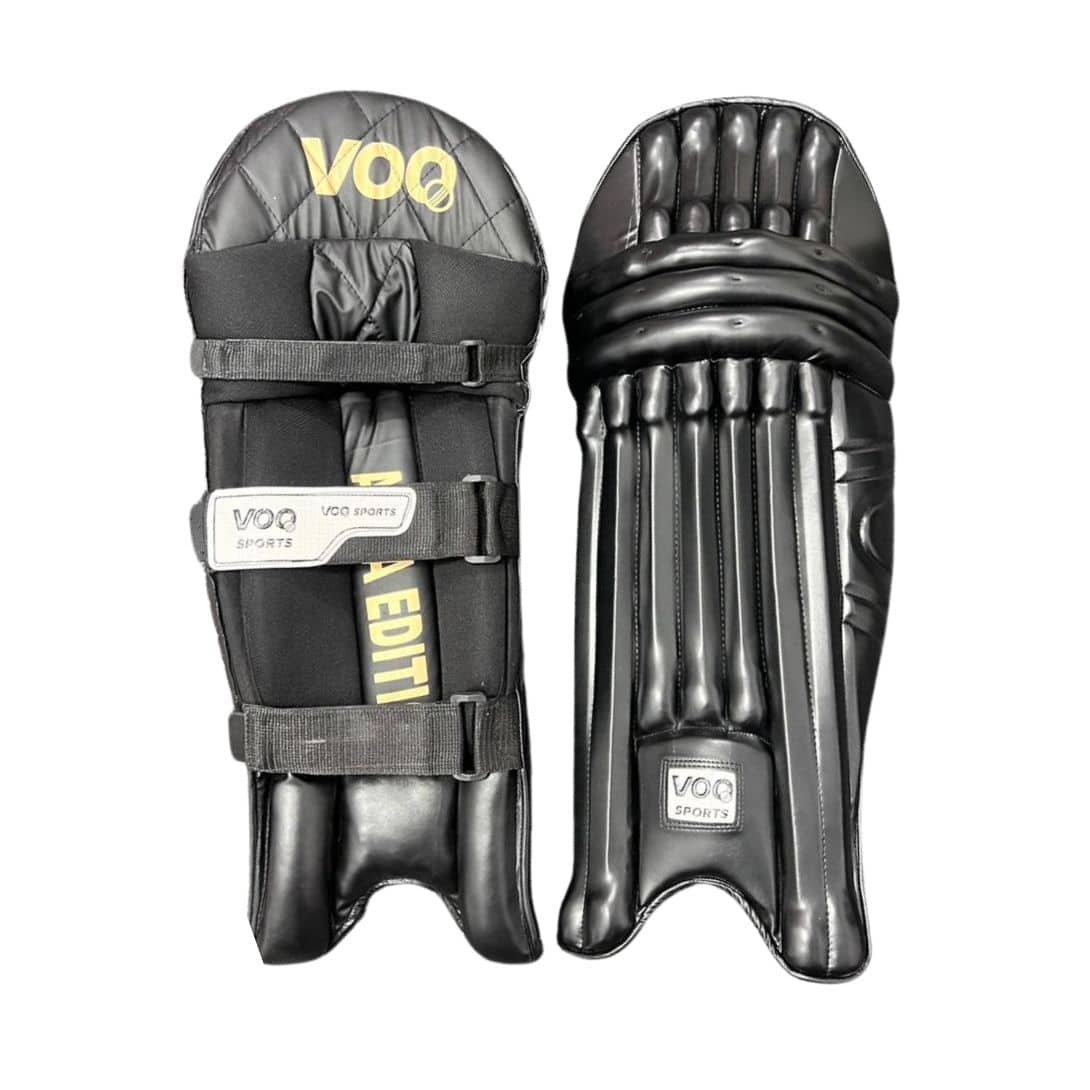 VOO AURA EDITION - Batting Pads - Black Leg Guards